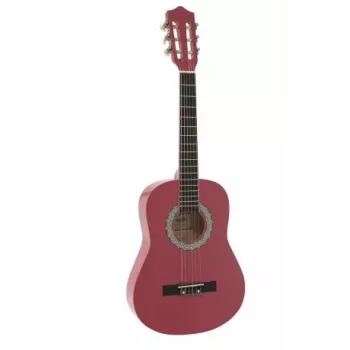 Dimavery AC-303 klasikinė gitara 1/2 rožinė su gig bag