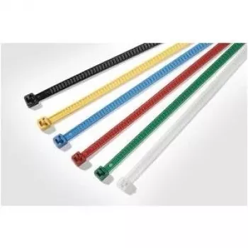 HellermannTyton LR55 atsegamas plastikinis raištis 195 x 4,7 mm, žalias, 25 vnt. pakelis, 115-00005