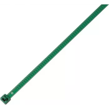 HellermannTyton LR55 atsegamas plastikinis raištis 195 x 4,7 mm, žalias, 25 vnt. pakelis, 115-00005