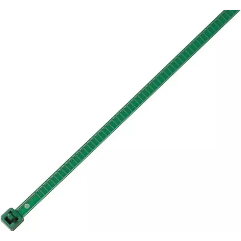 HellermannTyton LR55 atsegamas plastikinis raištis 195 x 4,7 mm, žalias, 25 vnt. pakelis, 115-00005