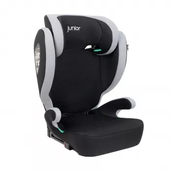 Petex Basic Plus 1601 vaikiška automobilinė kėdutė, pilka, HDPE, ECE R129 i-Size, ISOFIX, 100-150 cm