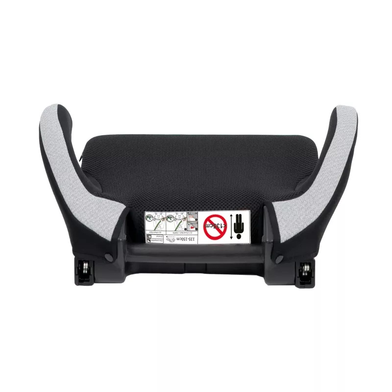 Petex Basic Plus 1601 vaikiška automobilinė kėdutė, pilka, HDPE, ECE R129 i-Size, ISOFIX, 100-150 cm