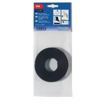 HellermannTyton kibioji juosta kabeliams 1m x 12,5mm juoda (130-00008)
