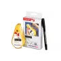 HellermannTyton RiteOn Starter Pack su iš anksto užpildytais dozatoriais, 600 savaime laminuojančių etikečių, baltos, 19 x 38 mm, su raudonu žymekliu 550-14010