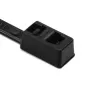 HellermannTyton T30R juodas PA66 kabelių rišiklis 395 x 4,7 mm, 100 vnt. 117-00008