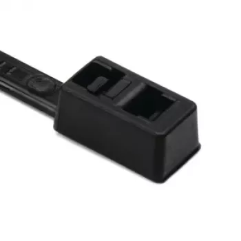 HellermannTyton T30R juodas PA66 kabelių rišiklis 395 x 4,7 mm, 100 vnt. 117-00008