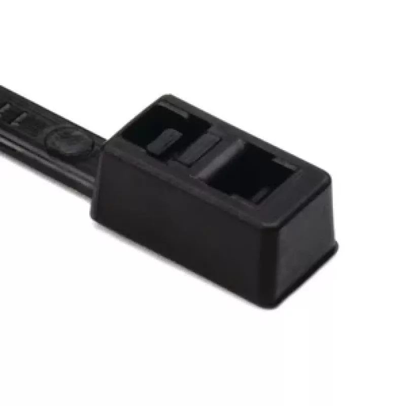 HellermannTyton T30R juodas PA66 kabelių rišiklis 395 x 4,7 mm, 100 vnt. 117-00008