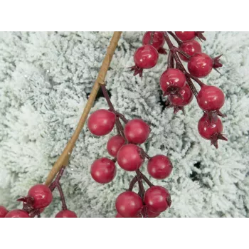 EUROPALMS apsnigtų pušų rutulys, 15 cm, žalias su baltu sniego efektu 83500303