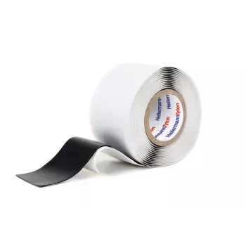 HellermannTyton HTAPE-POWER 670-VM-PVC/IIR-BK savaime sulydanti izoliacinė juosta 3 m x 100 mm, juoda 711-00304