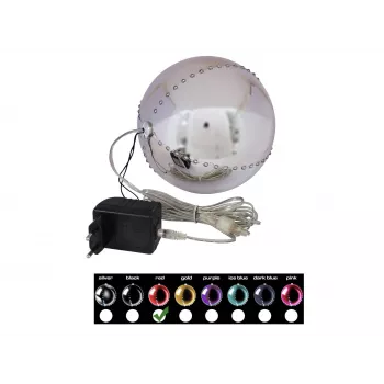EUROPALMS LED Snowball 15cm, raudonas 83501243