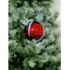 EUROPALMS LED Snowball 15cm, raudonas 83501243