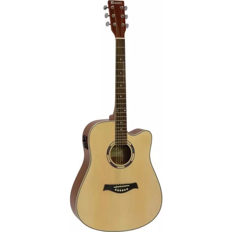 DIMAVERY DR-520 Dreadnought akustinė gitara, Natural 26231272