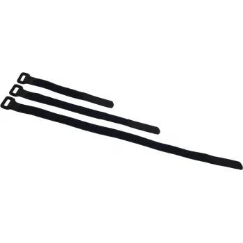 ACCESSORY BS-1 kibioji juosta kabelių rišiklis 25x300mm juodas, 10 vnt. 30006031