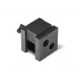 HellermannTyton VP-S_/6-7 dvigubos įvados tarpinė, be halogenų, TPE, juoda, 20 vnt. (440-00020)