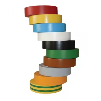 HellermannTyton Helagrip PVC žymėjimo įvorių rinkinys, 10 ritinių, 15 mm vidinis skersmuo, 10 m ilgis, įvairiaspalvis (10 spalvų) 710-00146