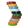 HellermannTyton Helagrip PVC žymėjimo įvorių rinkinys, 10 ritinių, 15 mm vidinis skersmuo, 10 m ilgis, įvairiaspalvis (10 spalvų) 710-00146