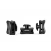 HellermannTyton ACFM8W6.2PT3-PA66/6HIRHS-BK kabelių raiščių laikiklis profilinėms juostoms, termiškai stabilizuotas, atsparus smūgiams, juodas, 25 vnt. 151-03249