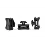 HellermannTyton ACFM8W6.2PT3-PA66/6HIRHS-BK kabelių raiščių laikiklis profilinėms juostoms, termiškai stabilizuotas, atsparus smūgiams, juodas, 25 vnt. 151-03249