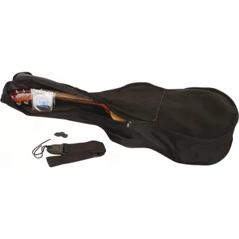 Dimavery AC-303 klasikinė gitara 1/2 dydžio Natural, Okoume kaklas, Basswood viršus, 535 mm menzūra