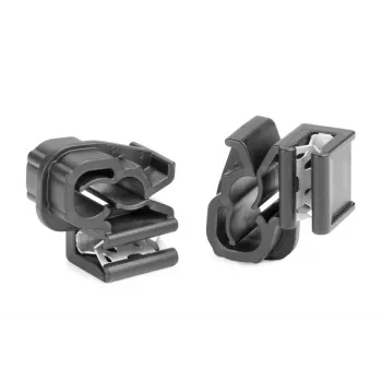 HellermannTyton EdgeClip EC1-3SV-DHC6-7 kabelių tvirtinimo laikiklis, juodas, 100 vnt. 151-04455