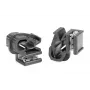 HellermannTyton EdgeClip EC1-3SV-DHC6-7 kabelių tvirtinimo laikiklis, juodas, 100 vnt. 151-04455
