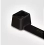 HellermannTyton T18I juodas 140x2,5mm plastikinis dirželis kabeliams (100 vnt.) 111-02360