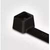 HellermannTyton T18I juodas 140x2,5mm plastikinis dirželis kabeliams (100 vnt.) 111-02360