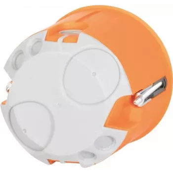 f-tronic HW Device Connection Box E3700TC hermetiška ertmės sienos dėžutė D68mm T62mm oranžinė, 10 vienetų