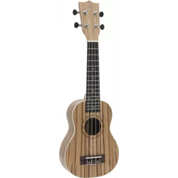 DIMAVERY UK-400 Soprano ukulelė Zebrawood 26255831