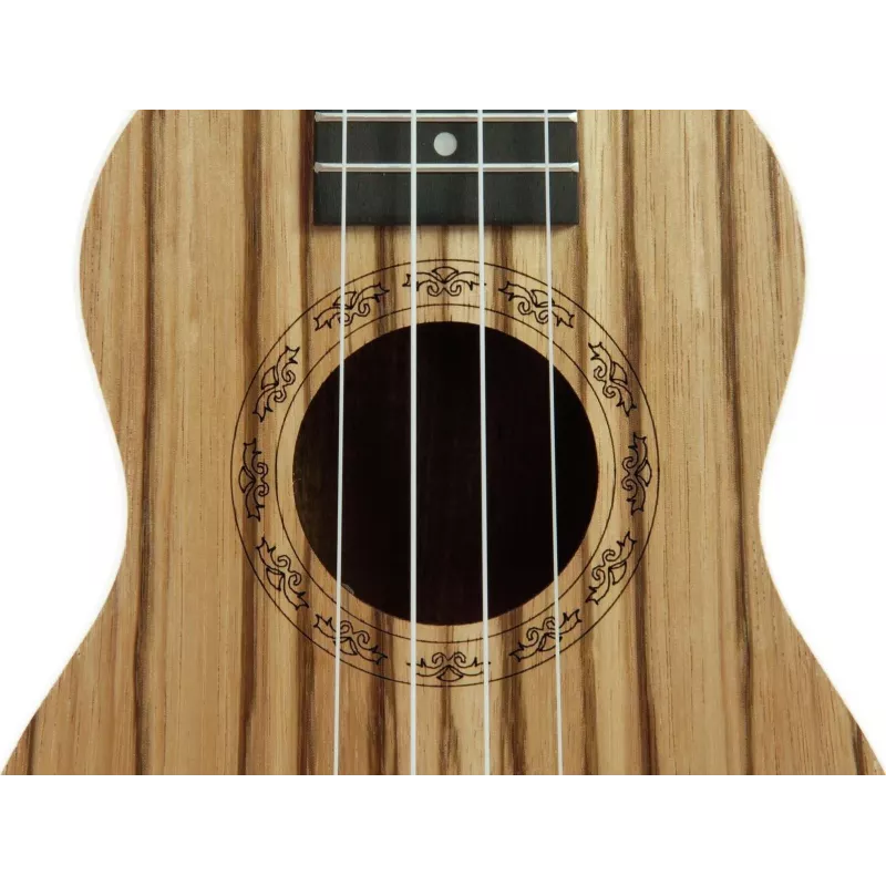 DIMAVERY UK-400 Soprano ukulelė Zebrawood 26255831