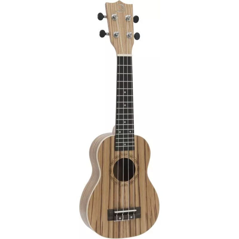 DIMAVERY UK-400 Soprano ukulelė Zebrawood 26255831