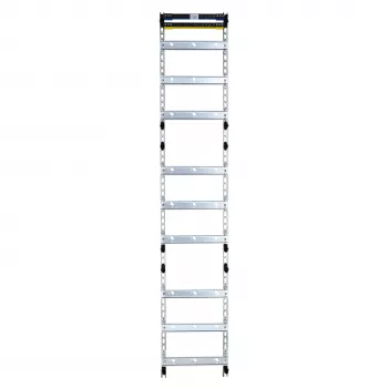 f-tronic V19 vieno lauko skirstomoji plokštė, 9 eilės, 108 moduliniai vienetai, H 1350 mm, cinkuotas plienas 7143625