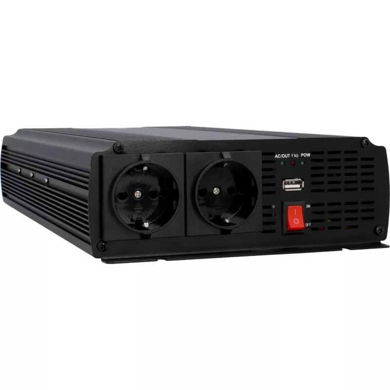AEG 10058 1500 W 12 V DC į 230 V AC keitiklis su nuotolinio valdymo pultu