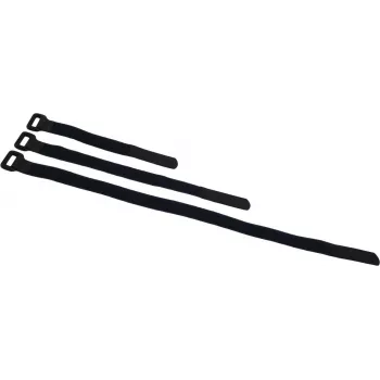 ACCESSORY BS-1 kibioji juosta kabelių rišiklis 25x195mm, juodas, 10 vnt. 30006023