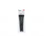 HellermannTyton SOFTFIX® atsegamas plastikinis dirželis 260 x 7 mm, juodas, 12 vnt. 115-07270