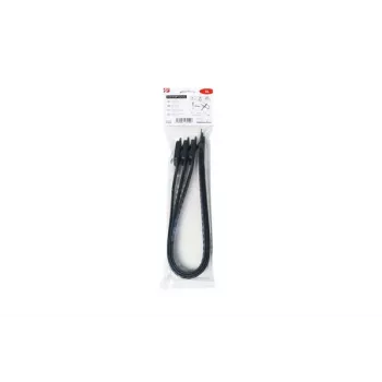 HellermannTyton SOFTFIX-XL atsegama juosta 580mm x 28mm juoda, 3 vnt. 115-28590