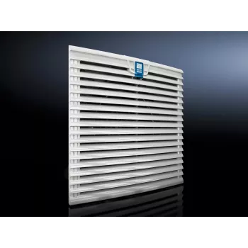 Rittal išleidimo filtras SK 3237.1xx filtravimo ventiliatoriams, G3, IP54, 204 x 204 mm, šviesiai pilkas 3237208