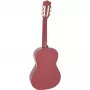 Dimavery AC-303 klasikinė gitara 1/2 dydžio raudona su gig bag, derintuvu, mediatoriumi ir diržu pradedantiesiems