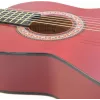 Dimavery AC-303 klasikinė gitara 1/2 dydžio raudona su gig bag, derintuvu, mediatoriumi ir diržu pradedantiesiems