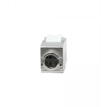 SYNERGY21 S216378V3 CAT8.1 RJ45 Keystone modulis, slim-line trumpas, GHMT sertifikuotas, baltas