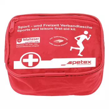 Petex 43930212 pirmosios pagalbos dėklas su kibiuoju užsegimu vaikams ir suaugusiesiems, statybų technikai, laisvalaikiui, 115 x 70 x 155 mm