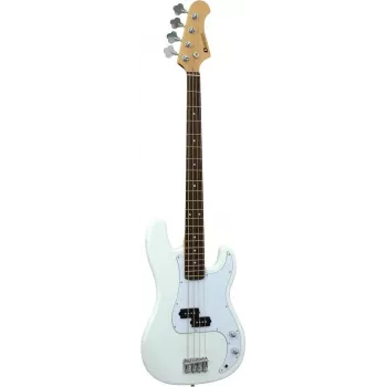 DIMAVERY PB-320 elektrinė bosinė gitara, balta (26221130)