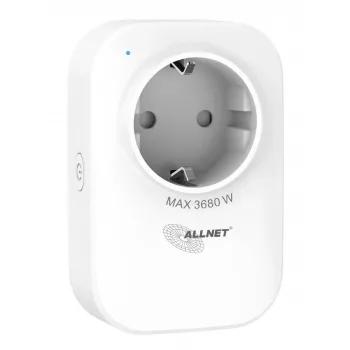 ALLNET ESP32 WiFi išmanusis kištukas su energijos stebėjimu ir 2x USB įkrovikliu ALL3079