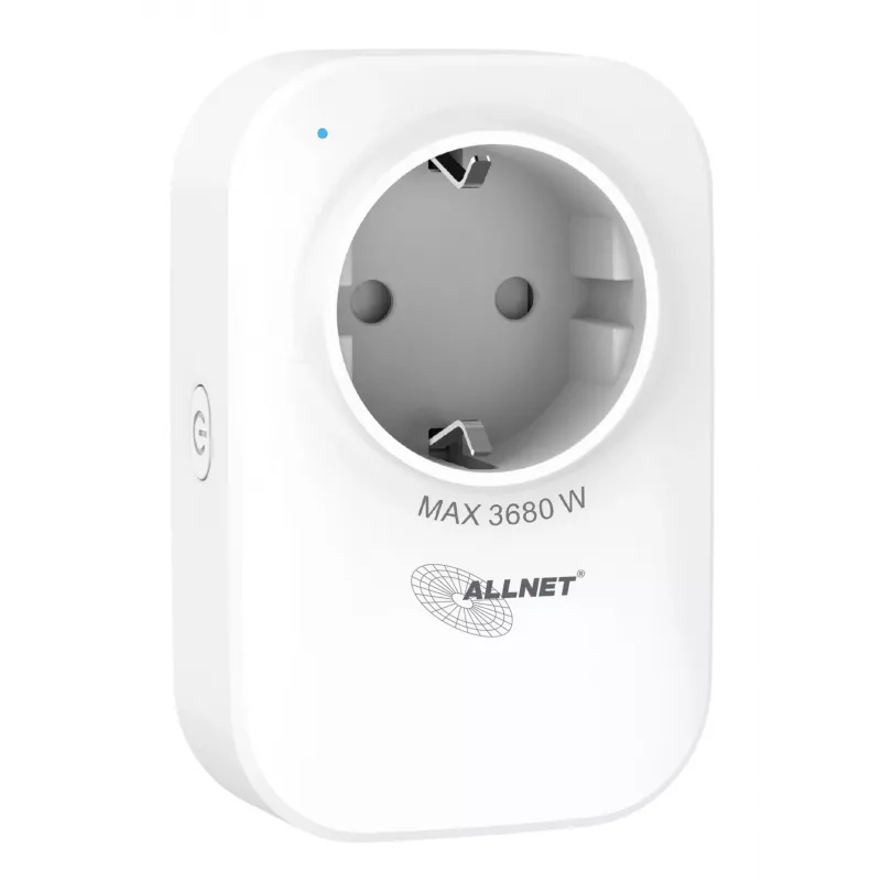 ALLNET ESP32 WiFi išmanusis kištukas su energijos stebėjimu ir 2x USB įkrovikliu ALL3079