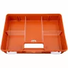 PETEX 43924035 DIN 13169 pirmosios pagalbos vaistinėlė, oranžinė, 350 x 140 x 240 mm