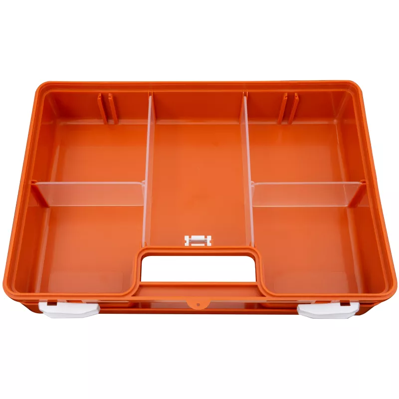 PETEX 43924035 DIN 13169 pirmosios pagalbos vaistinėlė, oranžinė, 350 x 140 x 240 mm