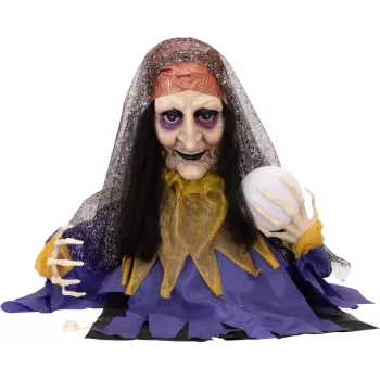 EUROPALMS Halloween animuota būrėjos figūra, 50cm 83316113