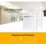 SYNERGY21 T1 MiLight Smart Panel vienos spalvos 4 zonų jutiklinis nuotolinis valdymas