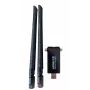 ALLNET Wireless AX 1800Mbit USB 3.0 WLAN Stick Dongle ALL-WA1800AX-EXT su išorinėmis antenomis