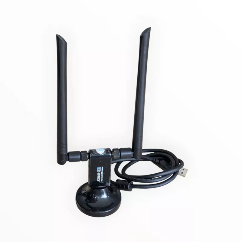 ALLNET Wireless AX 1800Mbit USB 3.0 WLAN Stick Dongle ALL-WA1800AX-EXT su išorinėmis antenomis